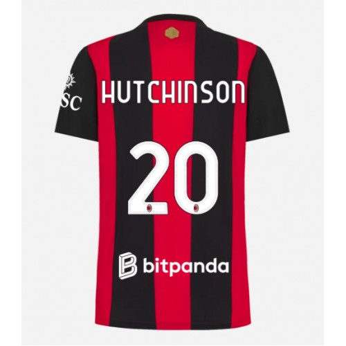 Dámy Fotbalový dres AC Milan Omari Hutchinson #20 2026-27 Domácí Krátký Rukáv